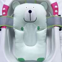 Infant Newborn Bath Tub Pillow Pad Lounger Air Cushion Floating Soft Seat Bathtub Support Baby Bath Pillow