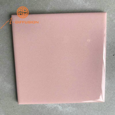 Pink Ceramic Bathroom Wall Tile 100x100mm